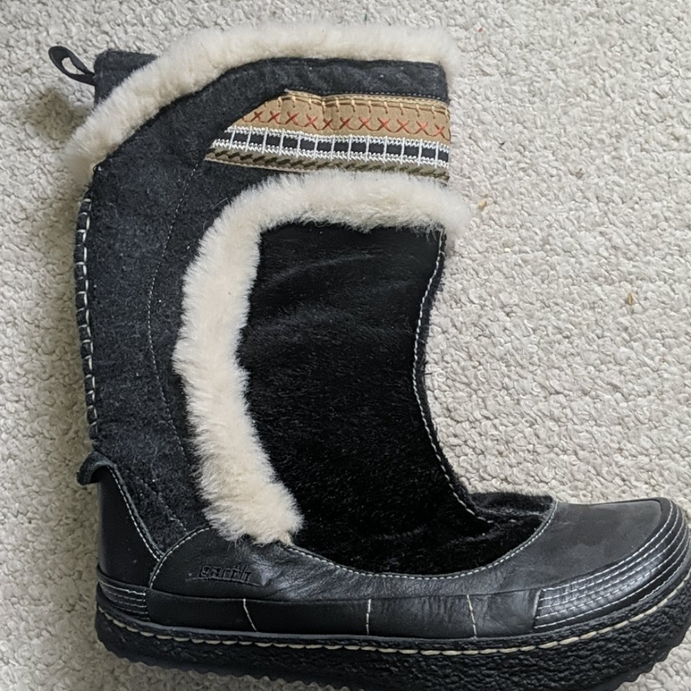 Womens Size 7.5 B Kalso Earth Frost Black Negative